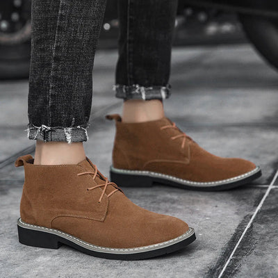 MADRID | Aufzug-Suede-Schuhe +6CM