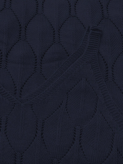 Luciana - Ärmelloses Langes Strickkleid Im Mantelstil