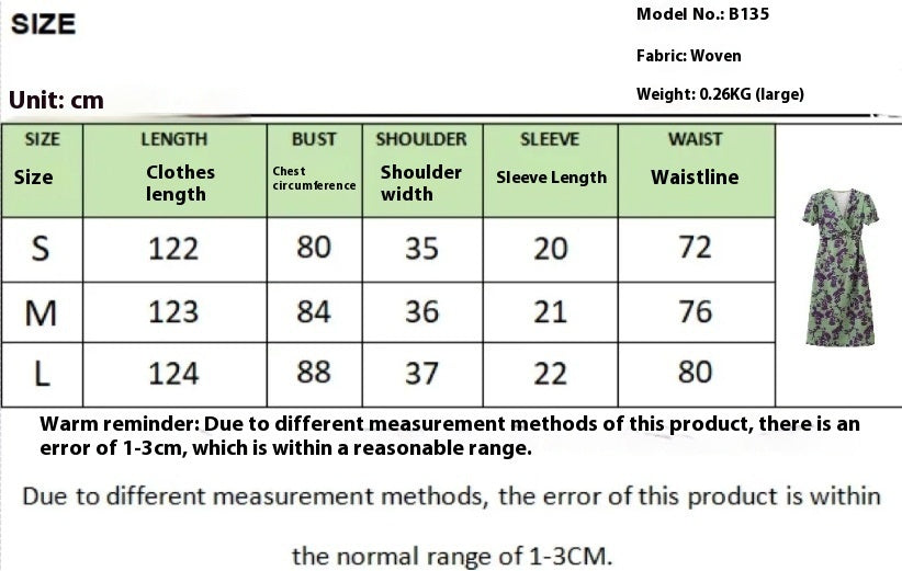 Betty – Langes elegantes Slim V-Ausschnitt Kleid mit Farbkontrast und kurzen Ärmeln