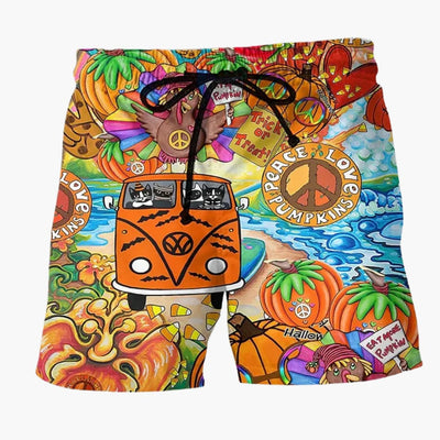 Bunte bedruckte Boardshorts für Männer - Sommerliche Strandmode