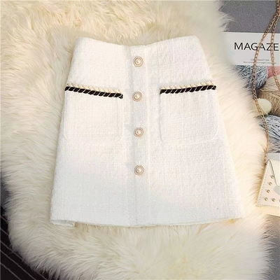 Dorothea - Tweedrock mit hoher Taille in A-Linie