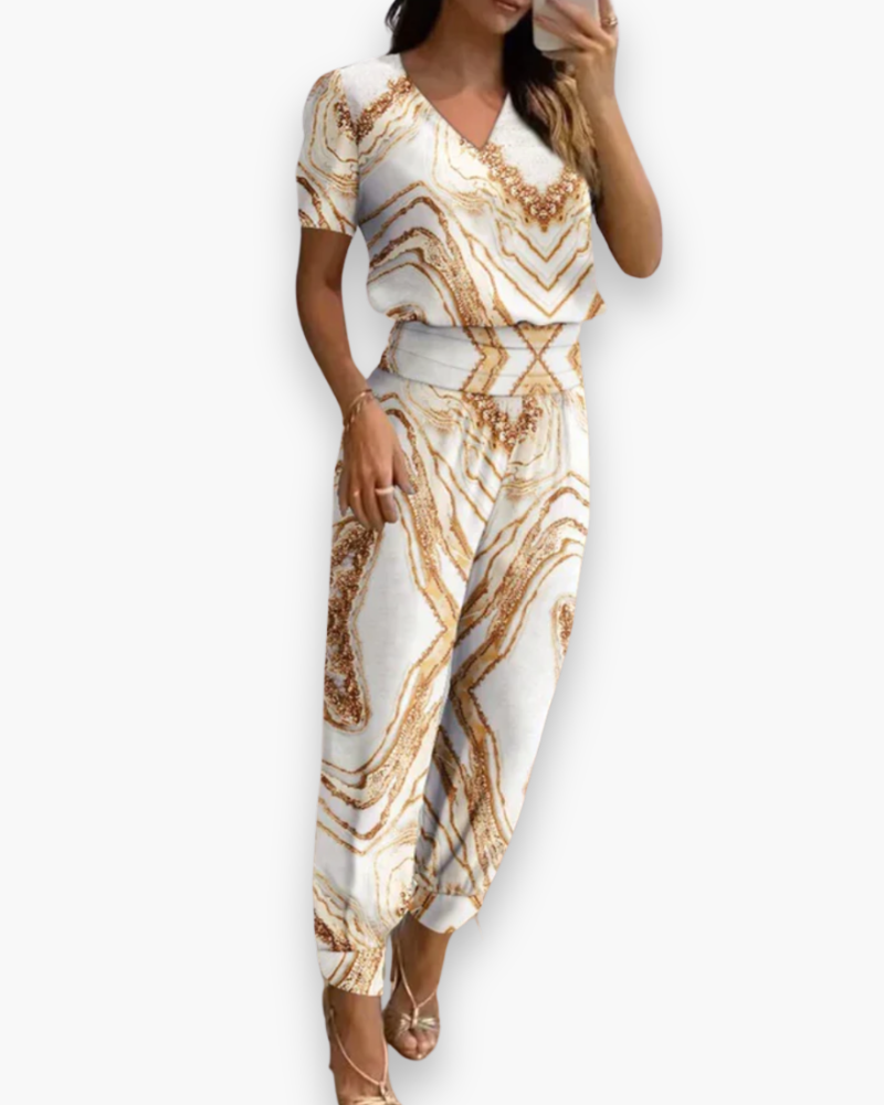 Schicker taillierter Jumpsuit