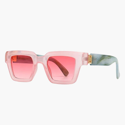 Damen Sonnenbrille mit eckigem Rahmen und UV400 Schutz