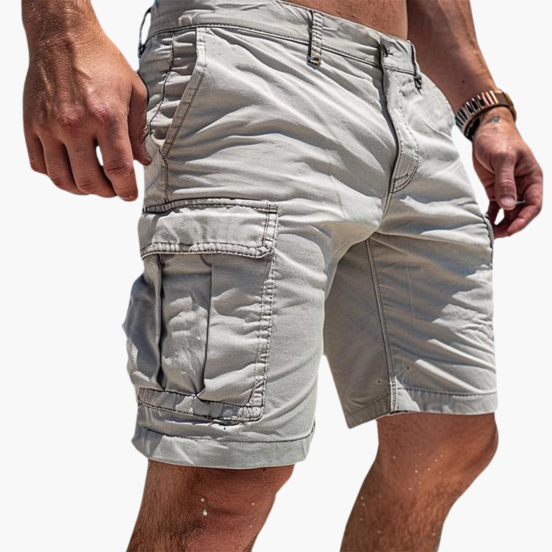 Herren Cargo-Shorts in Knielänge mit schnell trocknendem Stoff