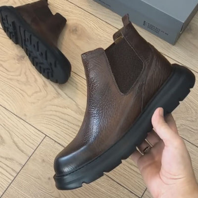 Corvino Leder Chelsea-Stiefel