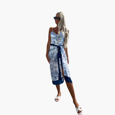 Badeanzug-Set - für Damen mit Pareo und verstellbaren Trägern