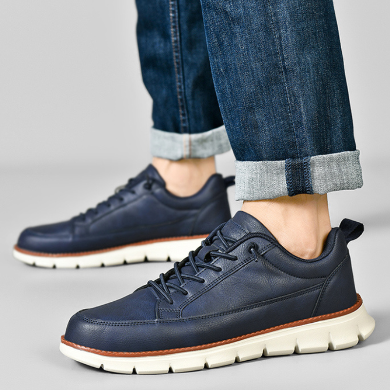 Frederick | Stylische Leder Turnschuhe