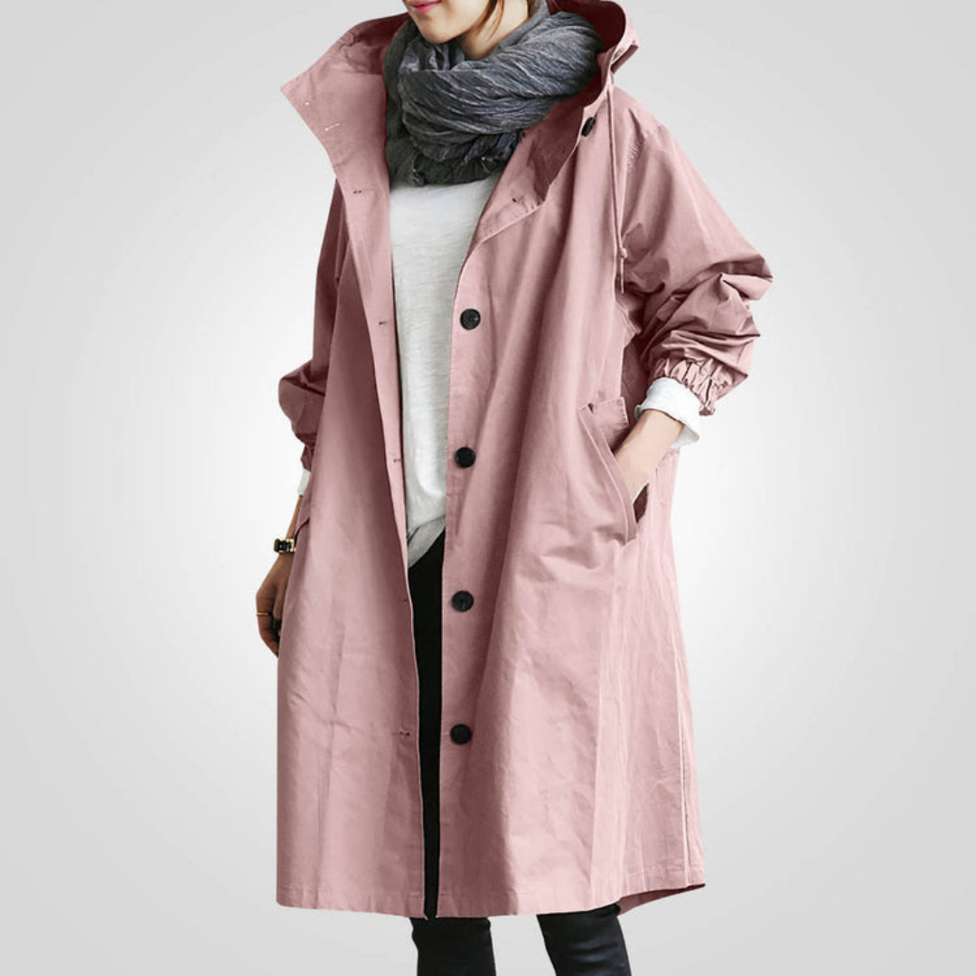 Regenjacke Damen Mit Knopfverschluss | Klassisch & Wetterfest