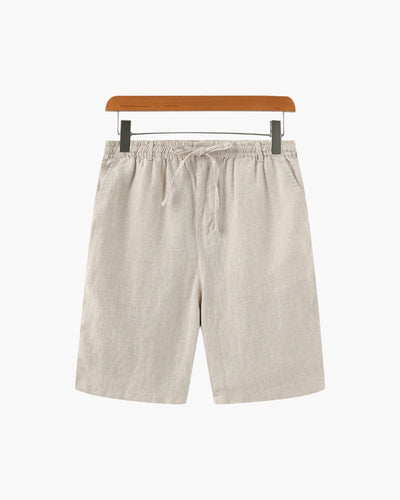 Waylon | Lightweight Herren Sommer Leinen-Shorts mit Kordelzug