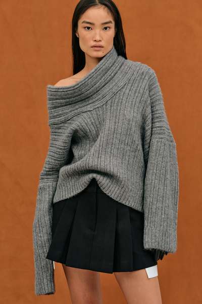 Elena™ Off-Shoulder Strickpullover
