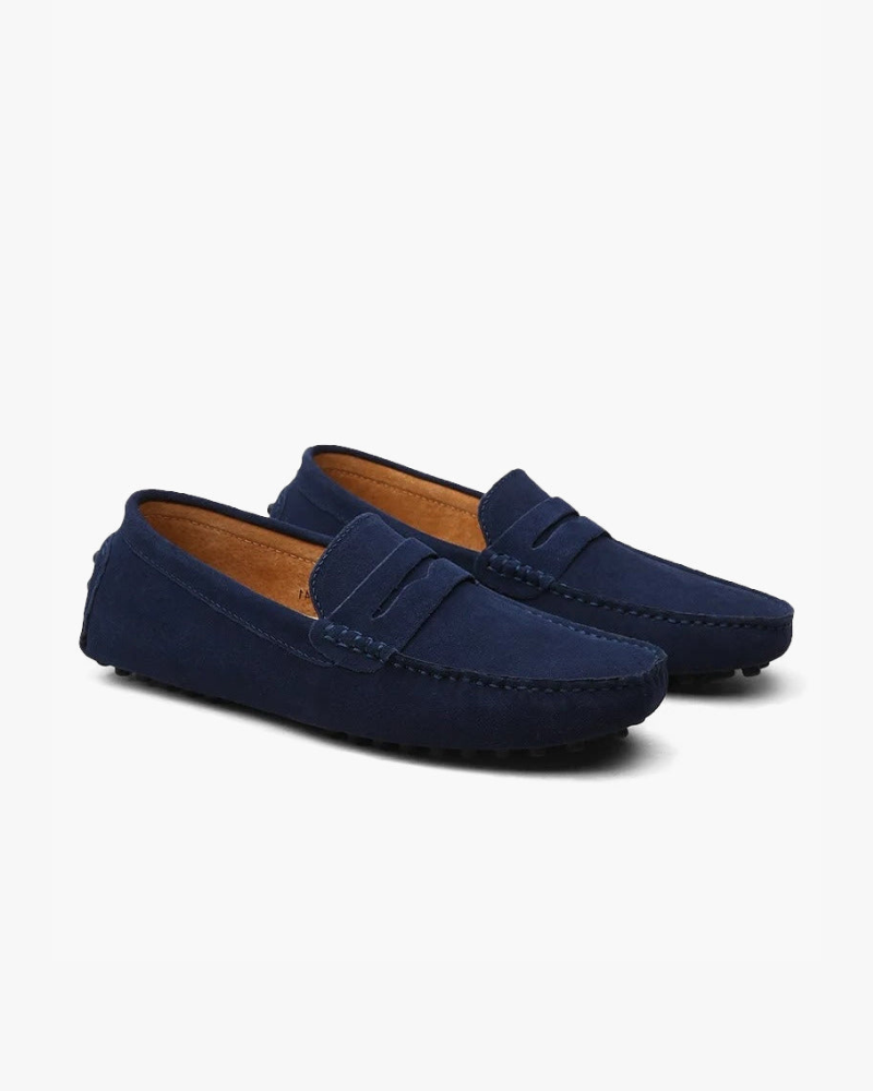 Matthew | Old Money Slip on Herren Wildleder Mokassin