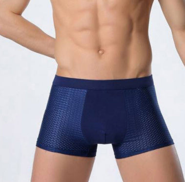 Rowan – Hochwertige Herren-Boxershorts aus Eiskrepp mit Mesh