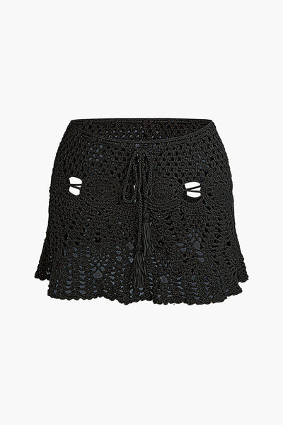 Marina | Häkel-Zweiteiler mit Crop-Top & Minirock