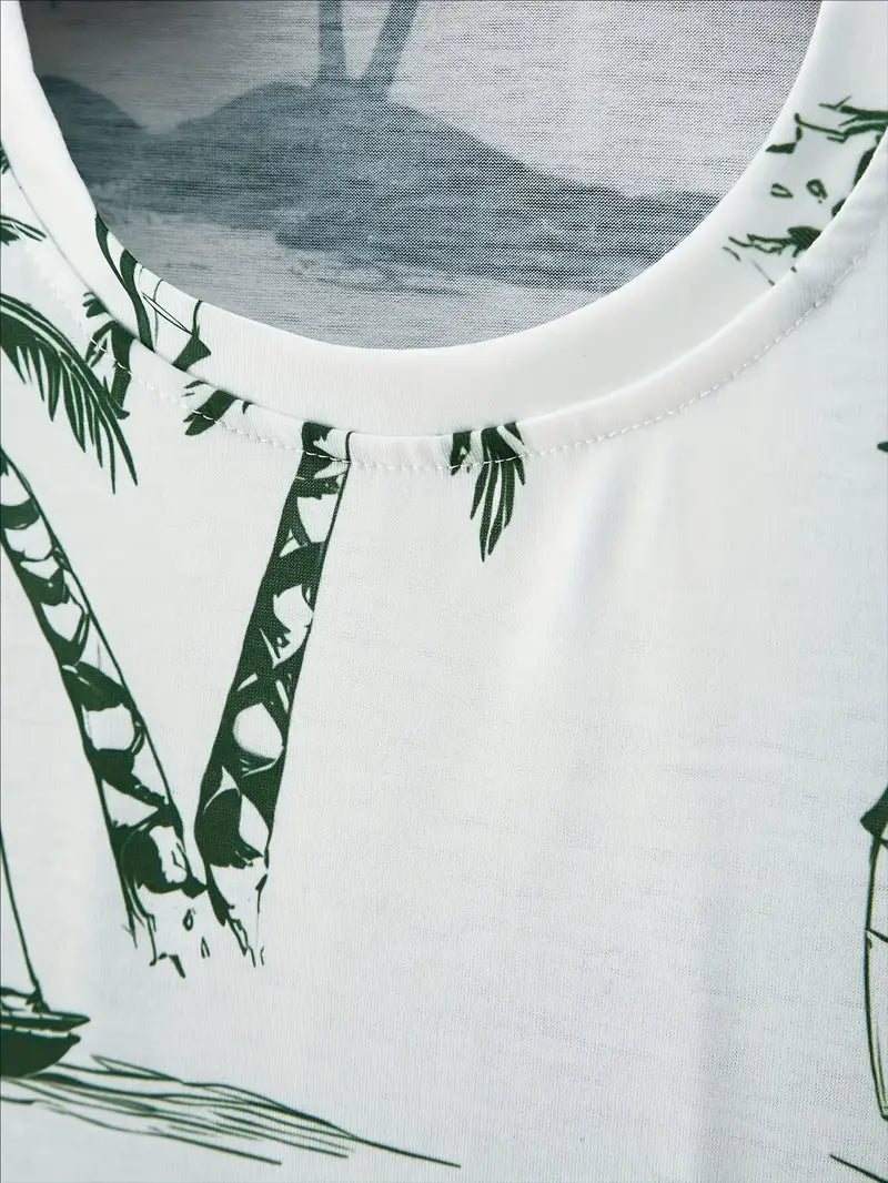 Barea – Elegant Sommer Zweiteilig Gedruckt  Set