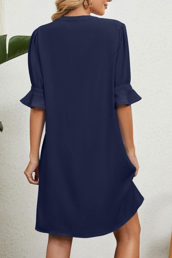 Emélie | Elegantes Kleid mit V-Ausschnitt