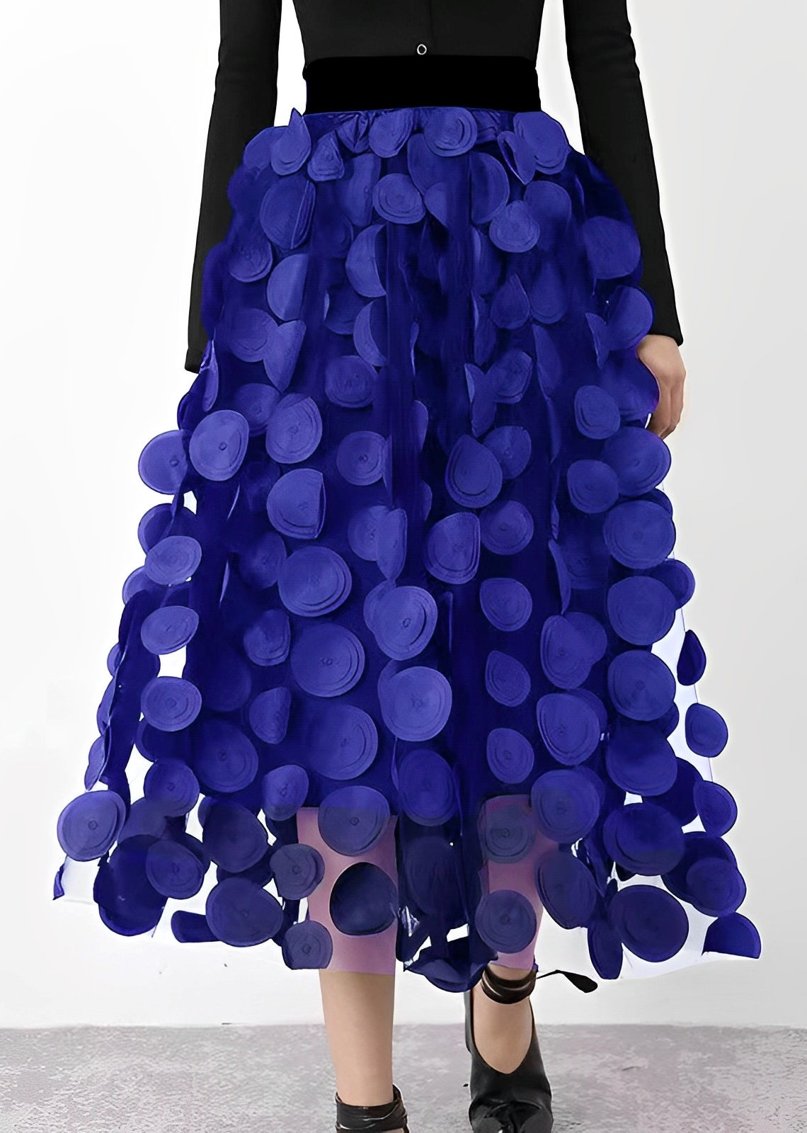 Peaches - Schwarzer gepunkteter Rock