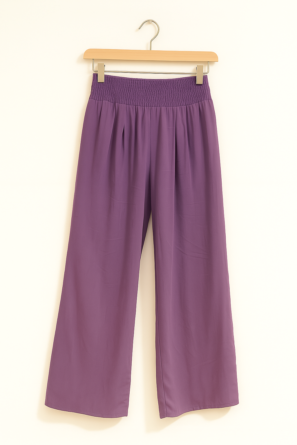 Weite Hose mit elastischem Bund