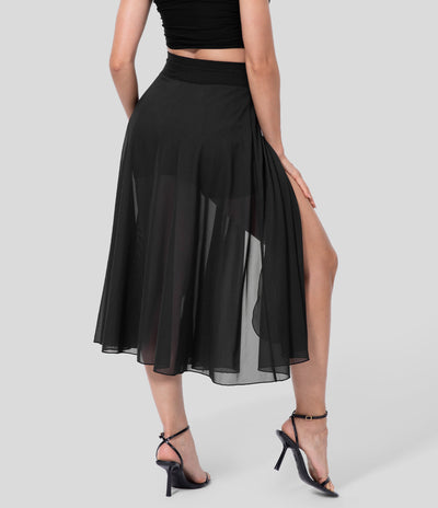 MIRAVO | 2-in-1 High-Waist Midi-Rock