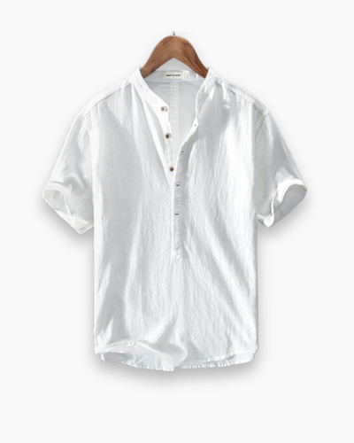 Herren Stilvolles Kurzarmhemd | Atmungsaktiv Sommer Hemd Herren