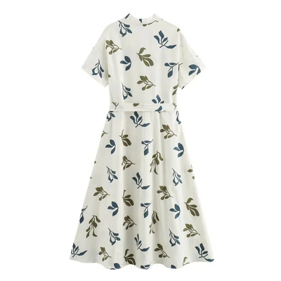 Angelina – Florales Wickelkleid für Sommer