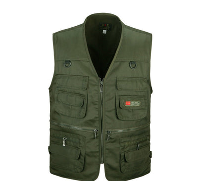 Brian – Anglerweste für Outdoor-Arbeiten aus hochwertigem Polyester-Baumwolle