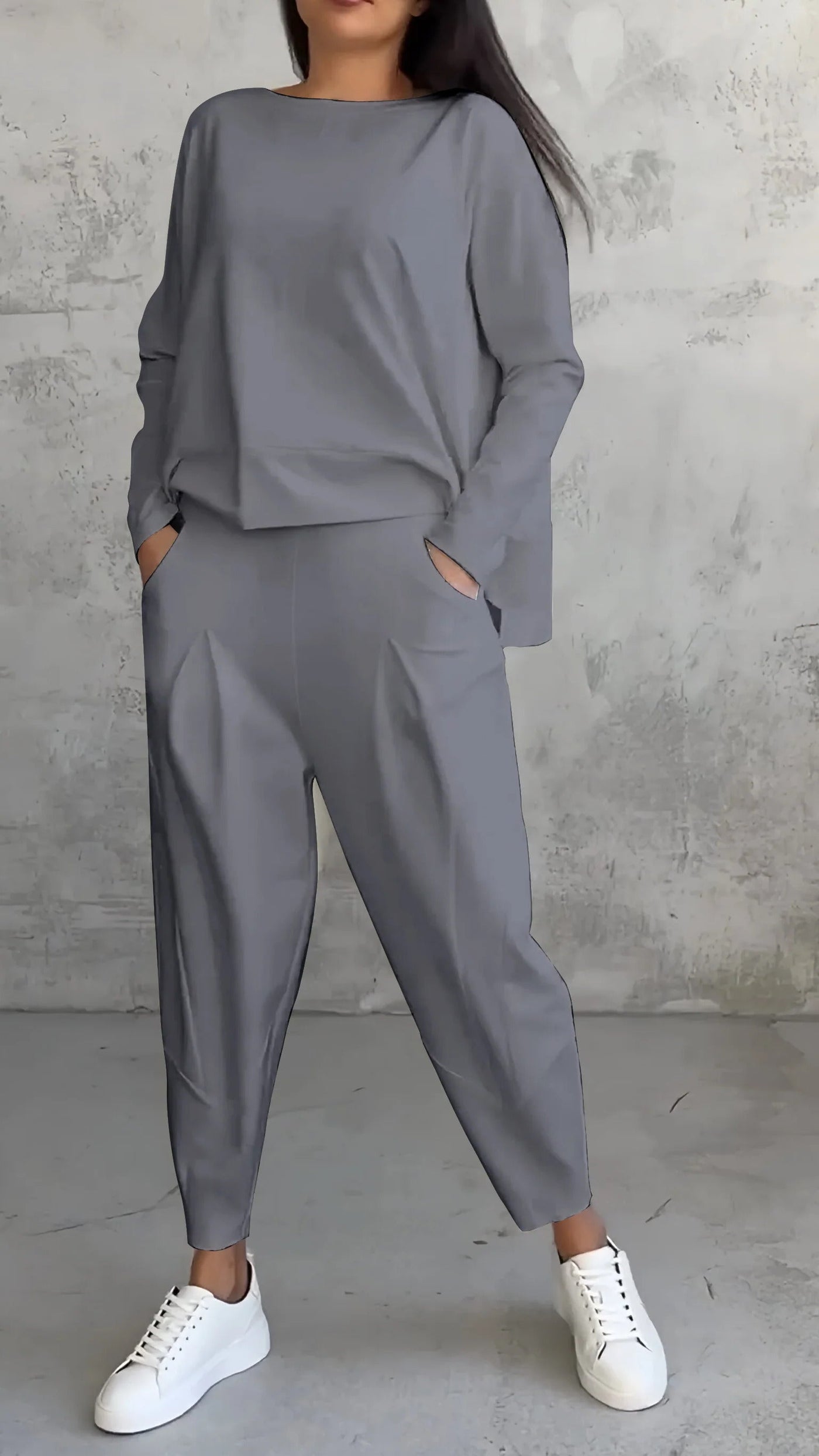 Emilie™ - Rundhalsensemble aus Spandex