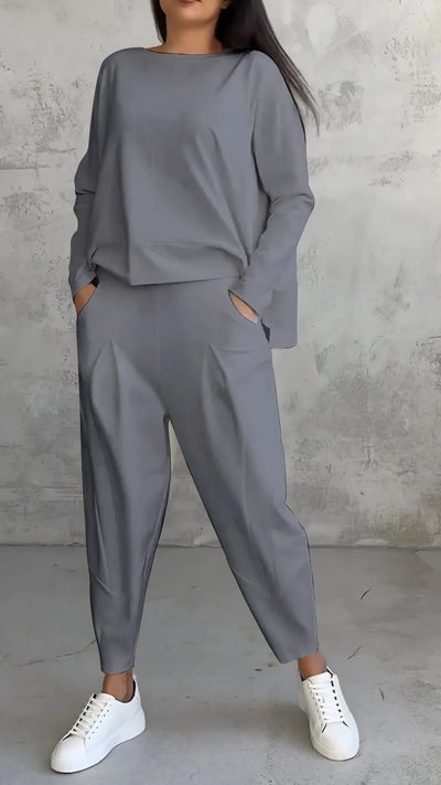 Emilie™ - Rundhalsensemble aus Spandex