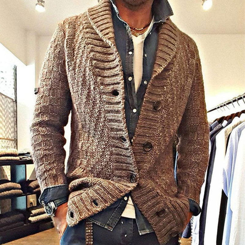 Conrad | Strickjacke mit Revers im Vintage-Stil