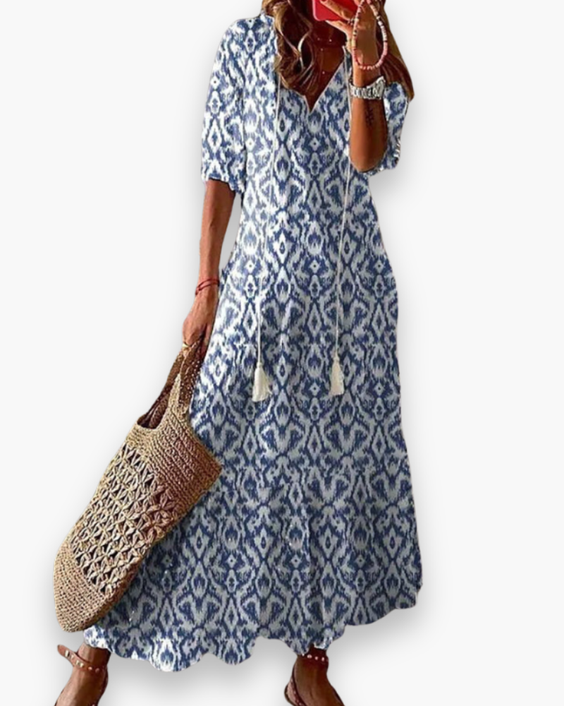 Damen Elegantes A-Linien Abendkleid | Maxi