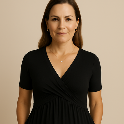 Bridgett - Kurzärmeliges Kleid