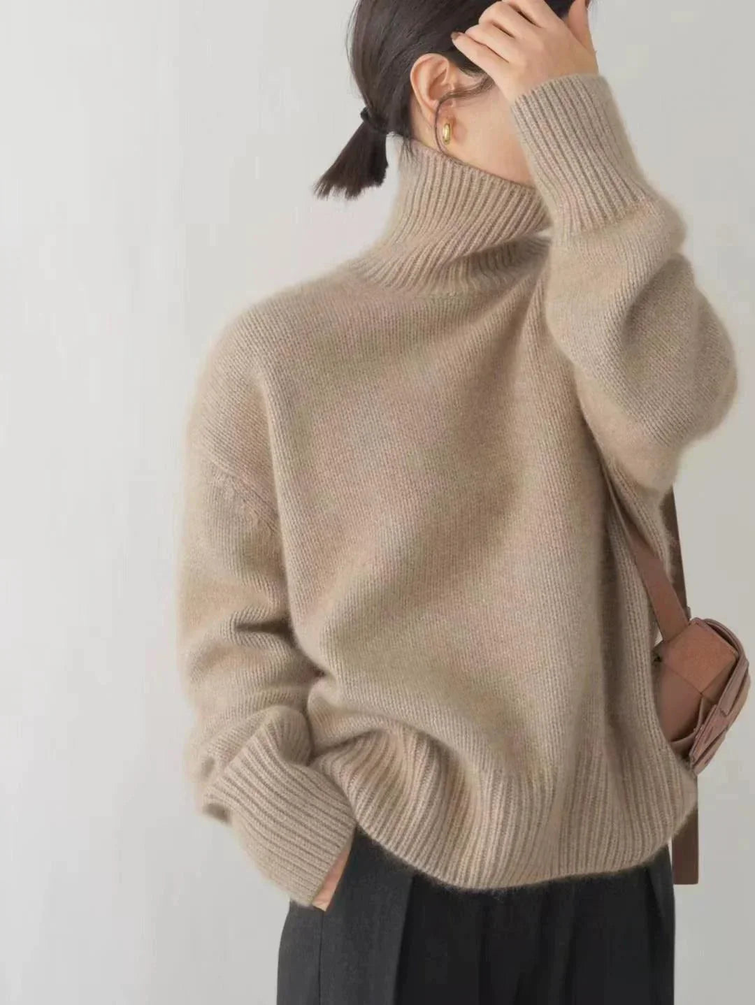 LOTTIE™ | CASHMERE-PULLOVER MIT STEHKRAGEN