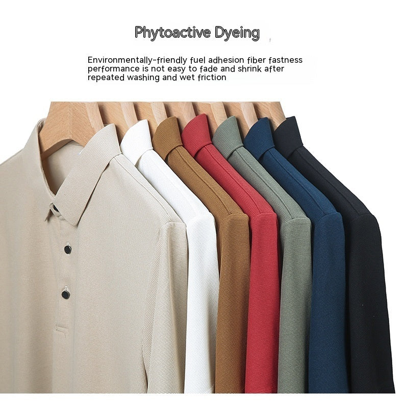 Donald – Kurzärmeliges T-Shirt in einfarbigem Waffel-Look