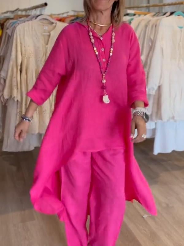 Freida - Lässig Leinen Kleid