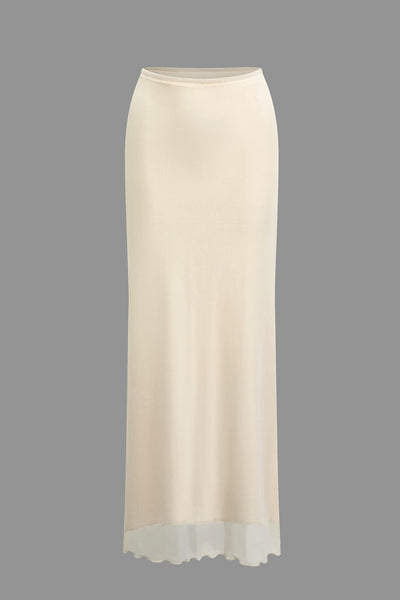 Brianna | Zweiteiler-Set mit Bandeau-Top & Maxirock