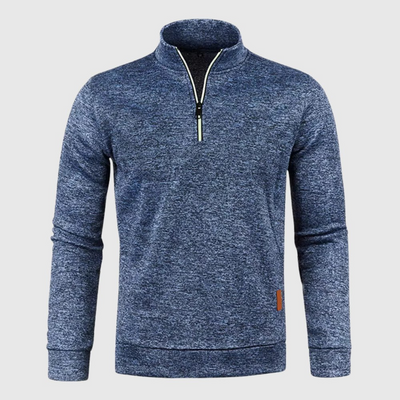 Mello – Herren-Fleece-Pullover mit Reißverschluss