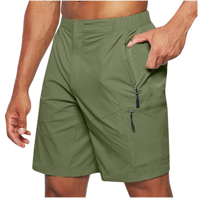 Jacob – Freizeitliche elastische Herren-Shorts mit Gürtelschlaufen für den Sommer