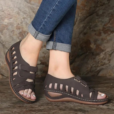 Emily – Sommer Damen Sandalen Wedge Sandalen Casual Damen Schuhe Plattform Sandalias Übergröße Offene Schuhe Übergröße