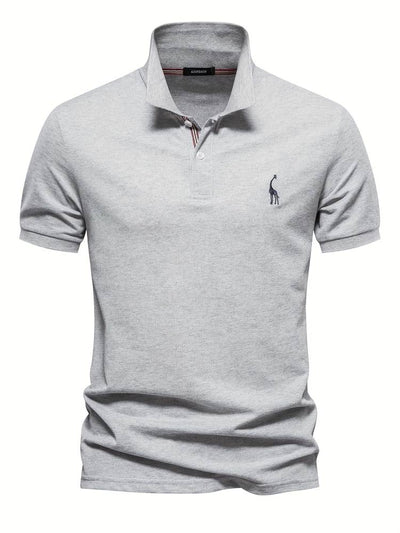Mateo | Slim Fitted Klassisches Poloshirt mit dezentem Kragendetail