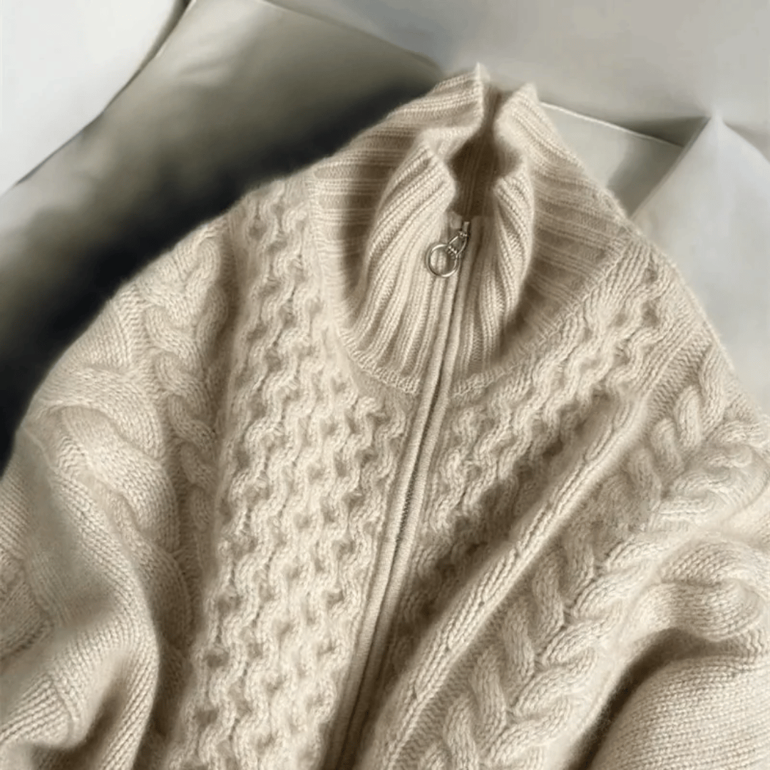 Emma | Eleganter Rollkragenpullover aus Strick