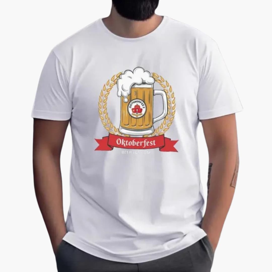 Oktoberfest 2025 Motiv T-Shirt für Herren