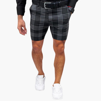 Herren Shorts mit Karomuster und Seitentaschen für Sommer