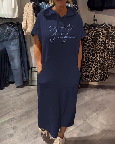 Saskia™ | Lässiges Hoodiekleid