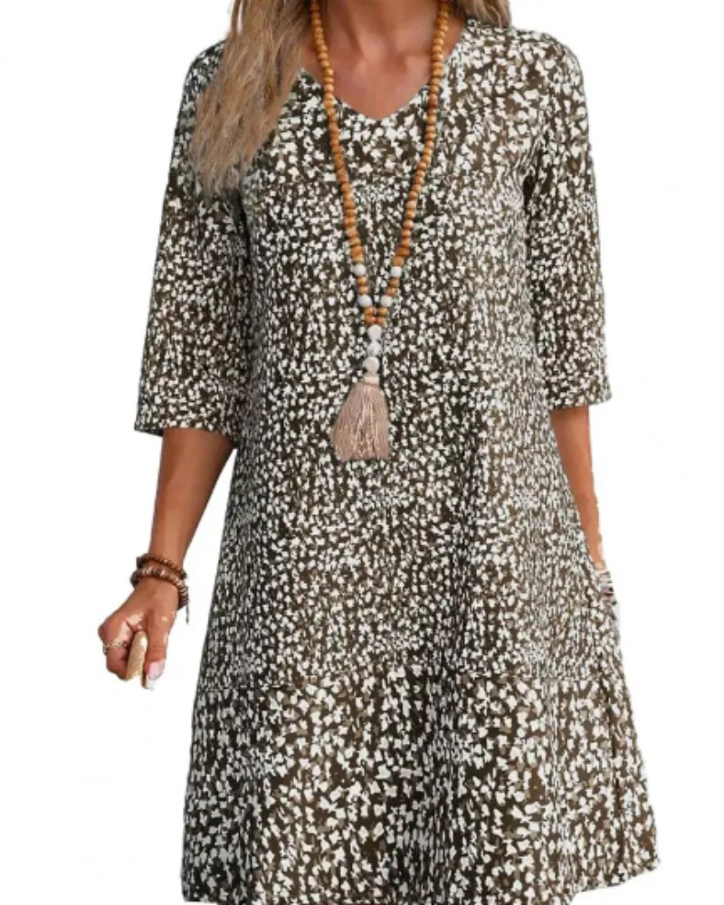 Alma Lose Bedrucktes Kleid