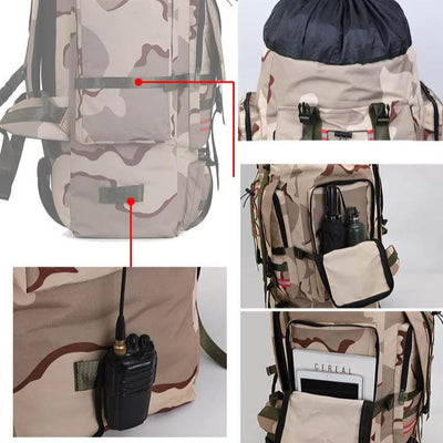 Herren Taktisch Geräumig Outdoor Wanderrucksack | Reise