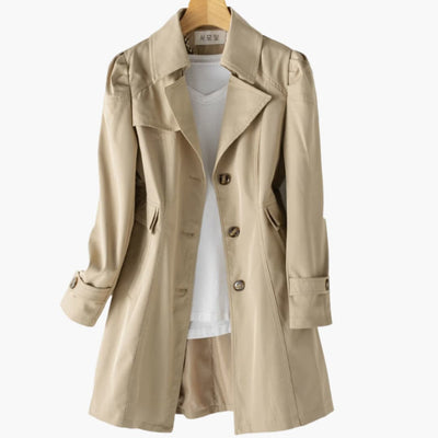 Kapuzen trenchcoat für Damen