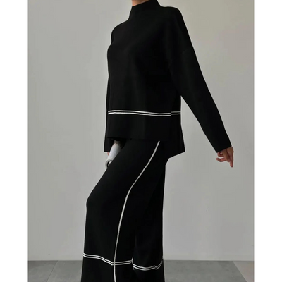 Patrishia Lose Pullover und Hosen Set