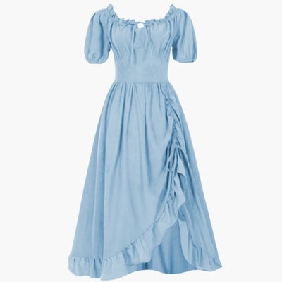 Oktoberfest Dirndl Kleid 2025 mit Rüschen für Damen