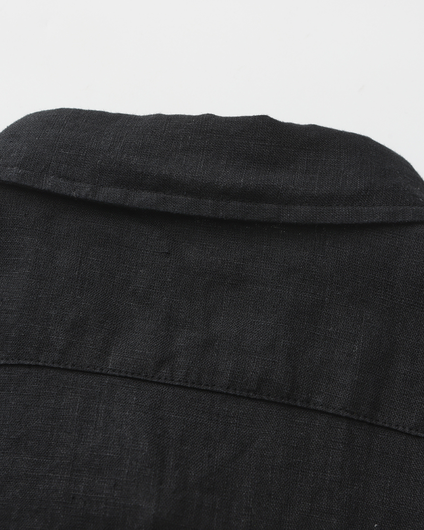 Jordan | Schwarzem Leinenhemd Sommer 3-teiliges Outfit-Set