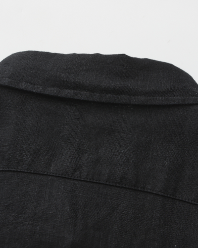 Jordan | Schwarzem Leinenhemd Sommer 3-teiliges Outfit-Set