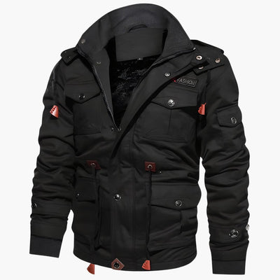 Multi-Pocket Militärjacke für Herren